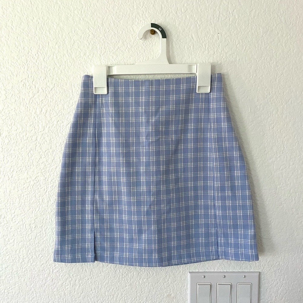Brandy Melville Plaid Mini Skirt